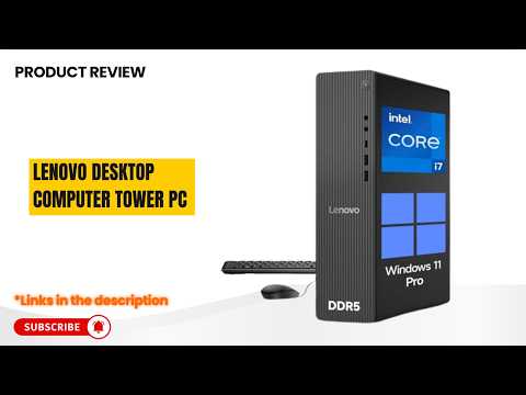 Lenovo Desktop Computer Tower PC, 14th Gen Intel 20-Core i7, Small Form Factor PC Tower Computer Desktop for Business, Gaming&Home Office, Windows 11 Pro | 16GB DDR5 512GB SSD, Ethernet RJ-45, Wi-Fi 6 video review thumbnail