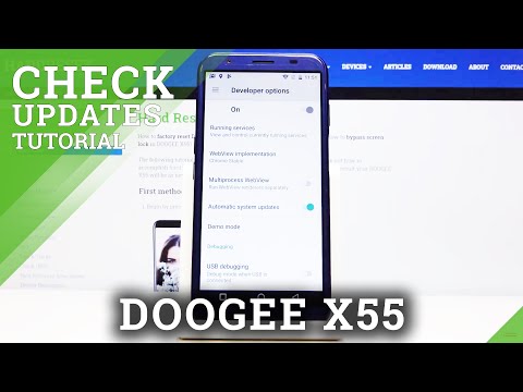 How to Enable Auto System Updates in DOOGEE X55 – Download New System Version