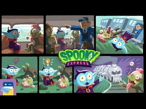 Spooky Express: World 1, Ghoulish Graveyard Walkthrough & iOS/Android Gameplay (by Draknek Limited) - YouTube