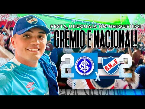 inter 2x2 NACIONAL - FESTA URUGUAIA NO CHIQUEIRO! GRÊMIO Y NACIONAL!