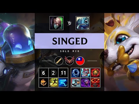 Singed Mid vs Fizz - TW Grandmaster Patch 25.20