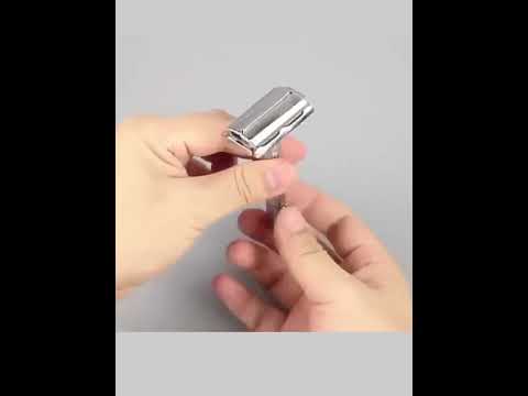 Станок для бритья ручной безопасный мужской дорожный набор футляр с зеркалом - фото 1 - id-p2874307096