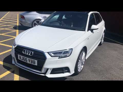 NJ66VBB Audi A3 Sportback S line 2.0 TDI 150 PS 6-speed