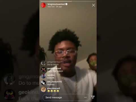 KiNGMoSTWaNTeD on Burning Trill Ryan and Calling him a snitch and Playing Diss Song!