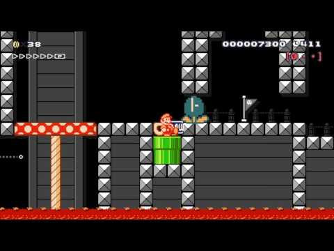 Kamek's Crazy Citadel - from Hyrulean - SUPER MARIO MAKER Gameplay RAW