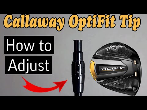 How To Adjust Callaway OptiFit Driver/Fairway Woods Tip