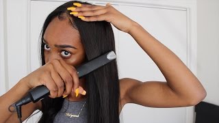 How I Straighten My Hair UNDER 10 MINUTES Tatyana Ali