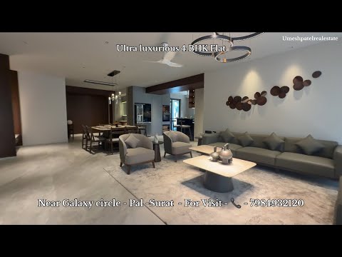 Ultra Luxury 4BHK Flats in Pal Surat | 4070 sq.ft | Single Tower | Only 26 Elite Homes