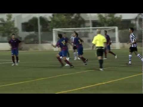 Disparo Juan Carlos (CD Badajoz 1905 1-5 Extremadura UD) 12-13