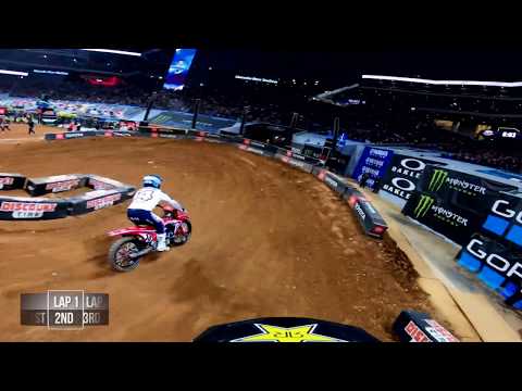 GoPro:GoPro: Dean Wilson 450 Heat Race 2019 Monster Energy Supercross from Atlanta