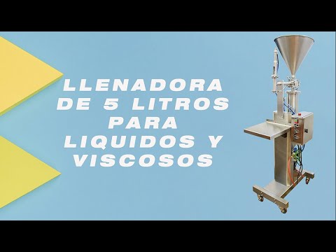 Llenadora para gel y productos viscosos Pyme 5 litros