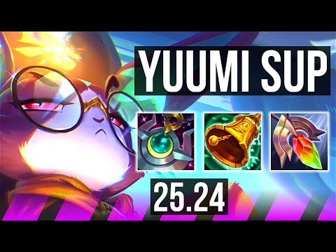 YUUMI & Lucian vs PANTHEON & Draven (SUP) | KR Master | 25.24