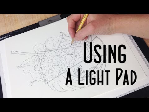 How to Use a Light Pad or Light Box + Huion Light Pad Demo and Review