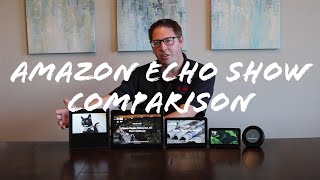 Amazon Echo Show Comparison (1st Gen, 2nd Gen, 8, 5 and Spot)