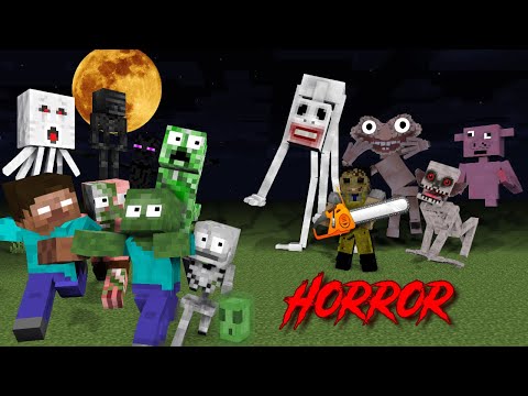 Monster School : All Horror Challenge Season 4 - Minecraft Animation