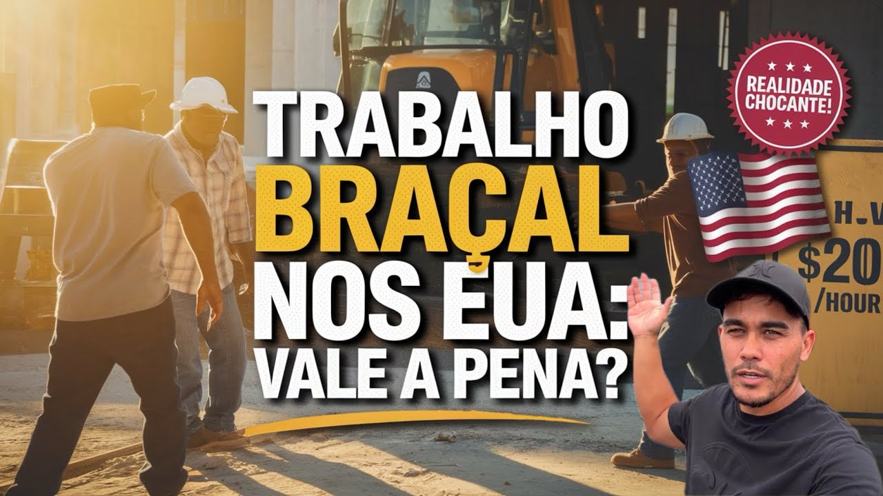 TRABALHO BRAÇAL NOS EUA 🇺🇸: VALE A PENA? SALÁRIOS, REALIDADE E OPORTUNIDADES!