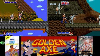 Golden axe Sega Genesis vs Master system longplay