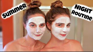 TWIN SUMMER NIGHT ROUTINE