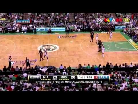 Pietrus blatant grab foul on lebron NO CALL? Game 3 Boston Miami