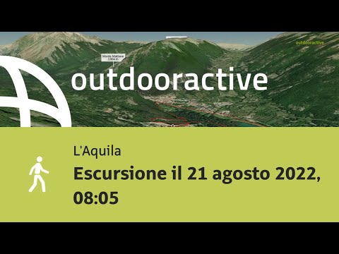 Escursione il 21 agosto 2022, 08:05