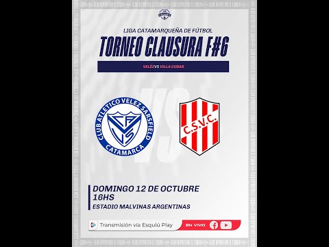 🔴 VIVO |  VELEZ SARSFIELD vs  VILLA CUBAS - Torneo Clausura - Fecha 6