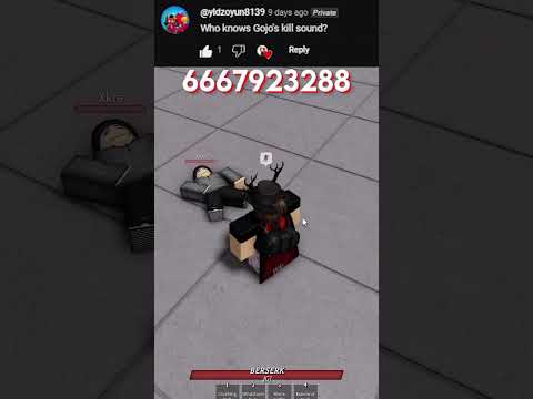 Finding your requested kill sound ids in roblox!  #roblox #saitamabattlegrounds #tsb