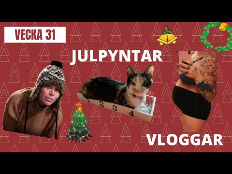 GRAVID VECKA 31 | JULPYNTAR | VARDAG | TRÖTTHET