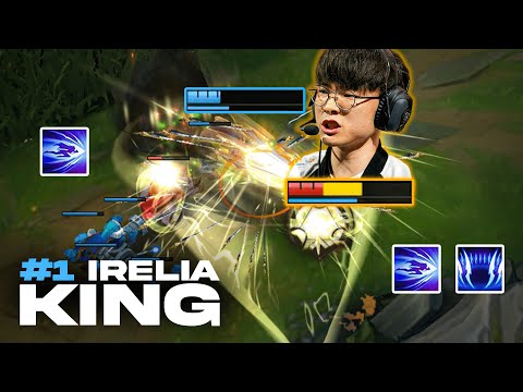 #1 Irelia Korea vs FAKER and this happened.. *CRAZY 1v1*