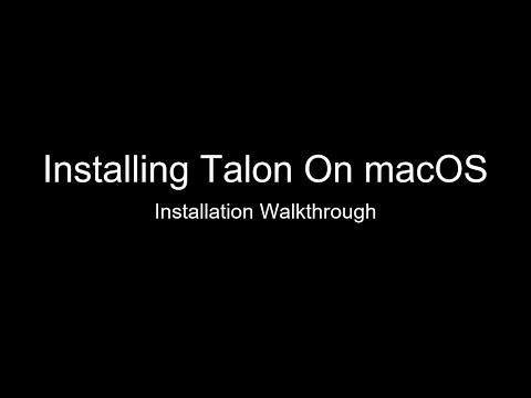Installing Talon On Mac