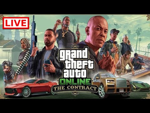 🔴 GTA ONLINE "The Contract" DLC LAUNCH STREAM! (Playing All Missions)