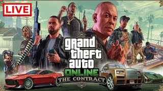 🔴 GTA ONLINE &quot;The Contract&quot; DLC LAUNCH STREAM! (Playing All Missions)