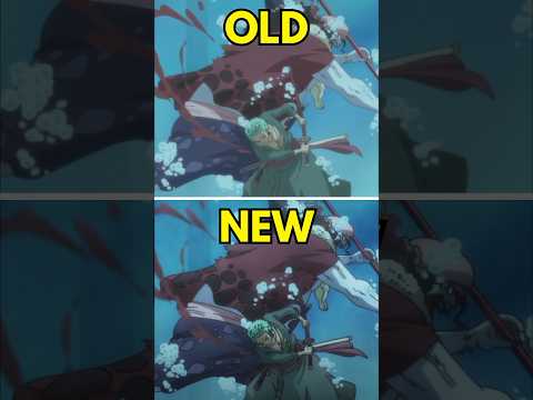Zoro vs Hody OLD and NEW Animation Comparison