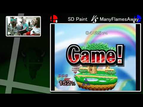 MS 9/12/19 - SD Paint (Falco) vs ManyFlamesAway (Sheik, Fox) - Winners qrtrs - Melee