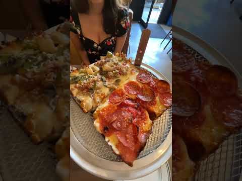 Best Pizza in Brooklyn is from Detroit? #SHORTS