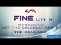 FINE LIFT 19 Calculations Design