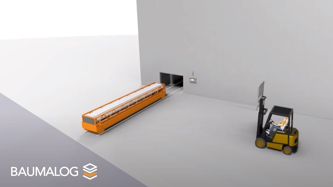 TwinTower | Automated storage system for long goods by Baumalog