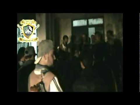 دعاء عناصر المجلس العسكري الثوري قبل عملية تحرير كتيبة الصواريخ في بلدة الغنطو في ريف حمص