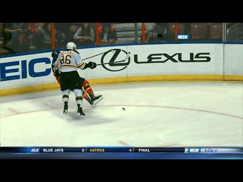 Kevan Miller drills Brandon Pirri 3/9/14