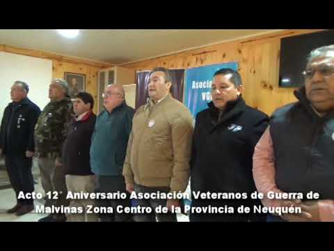 ACTO 12° ANIVERSARIO ASOCIACIÓN VETERANOS DE GUERRA DE MALVINAS ZONA CENTRO NEUQUÉN