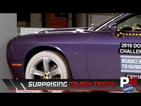 Crash Tests Of These Modern Muscle Cars Aren't What You'd Think
