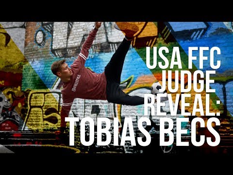 Head Judge Reveal - TOBIAS BECS || USA Freestyle Football Champion 2017 || No ID Football