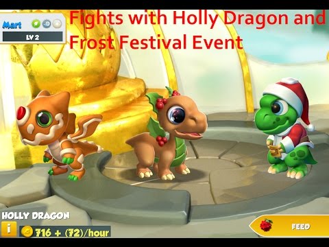 Frost Festival Event - Fights with Holly Dragon | Dragon Mania Legends Gaemplay #23