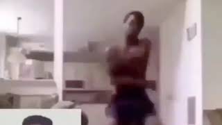 dancing guy synced up with a cartoon