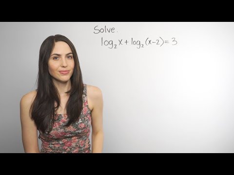 Solving Logarithmic Equations... How? (NancyPi)