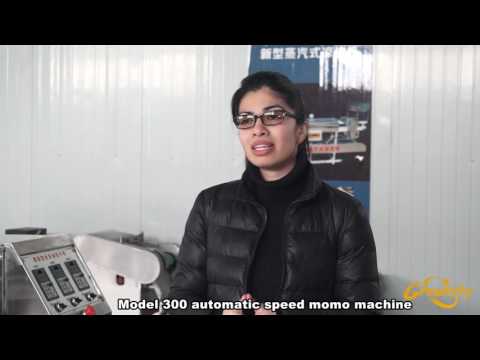 Working of momo making machine