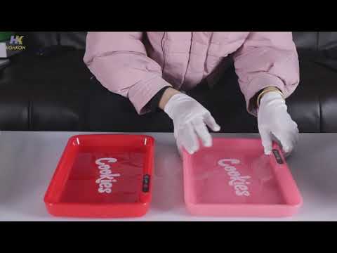 Bluetooth Glow Light Up Rolling Trays, Rechargeable Rolling trays