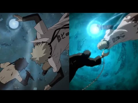 Naruto Shippuden - Minato vs Tobi & Naruto vs Menma Comparison (Side by Side)