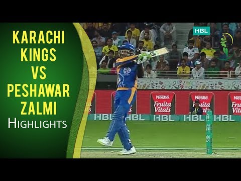 PSL 2017 Match 3: Karachi Kings v Peshawar Zalmi Highlights