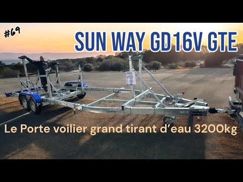 Porte voilier GALAXY - G2572 / GD16V - PTAC : 3200Kg - 2 essieux - Sun Way - 8,5m - S38007_2