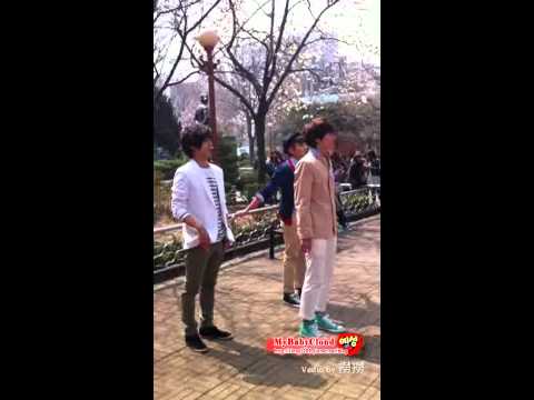 [My baby cloud]110409KRY SuperStar K3 MV Filming(2)